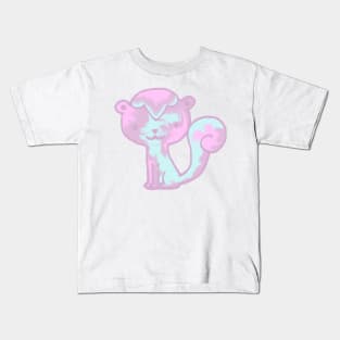 Cotton Candy Squirrel Kids T-Shirt